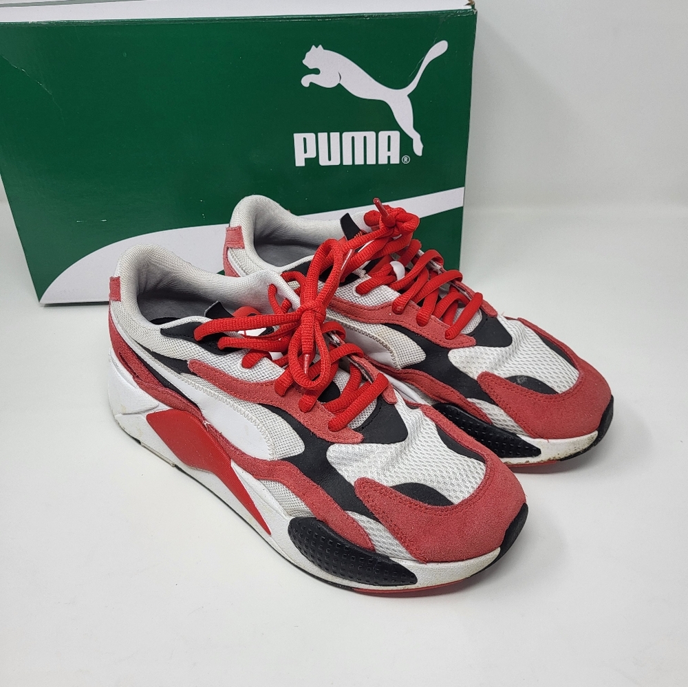 Puma Men's Size 10 RS-X 3 Red and Black Sneakers‎ Shoes Low Tops
